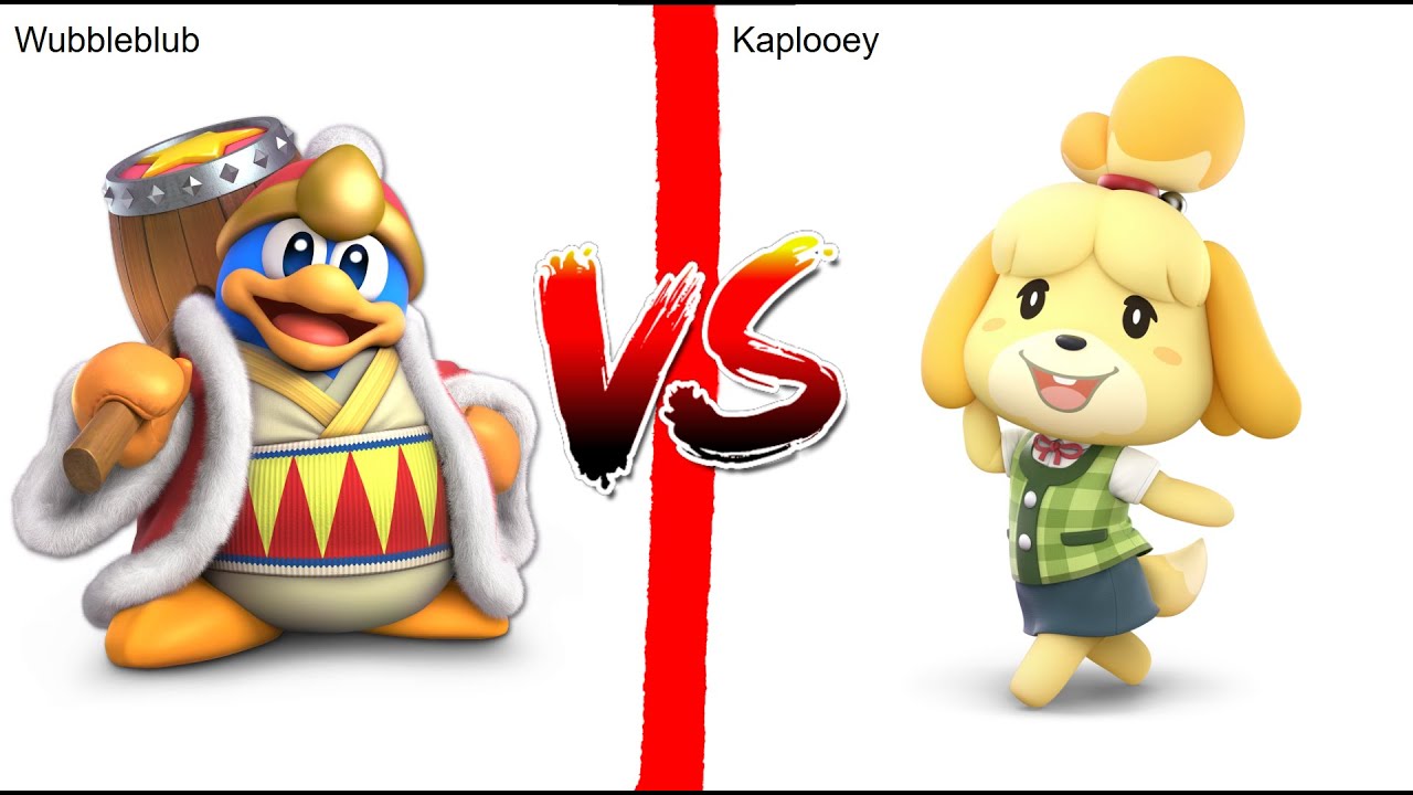 Muscle IRL 2 - Wubbleblub (Bowser Jr., King Dedede) vs Kaplooey (Isabelle) - Losers Round 4