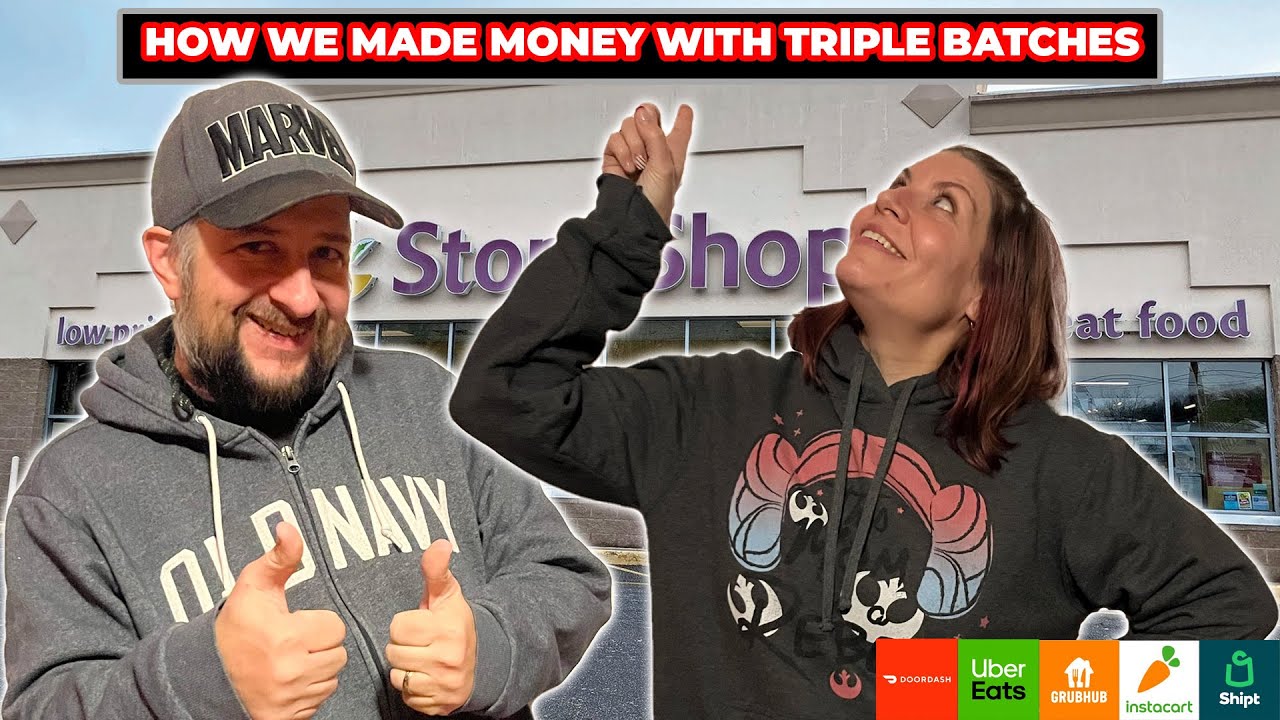 Are Instacart Triple Batches Worth the Effort? | Multi-App Ride-Along Vlog