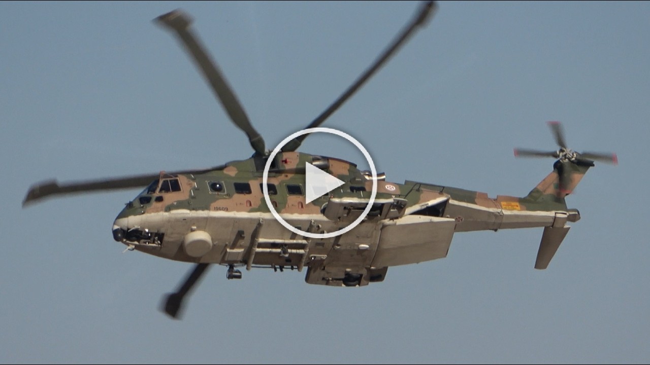 Tiger Meet 2025 - Helicopters fly by