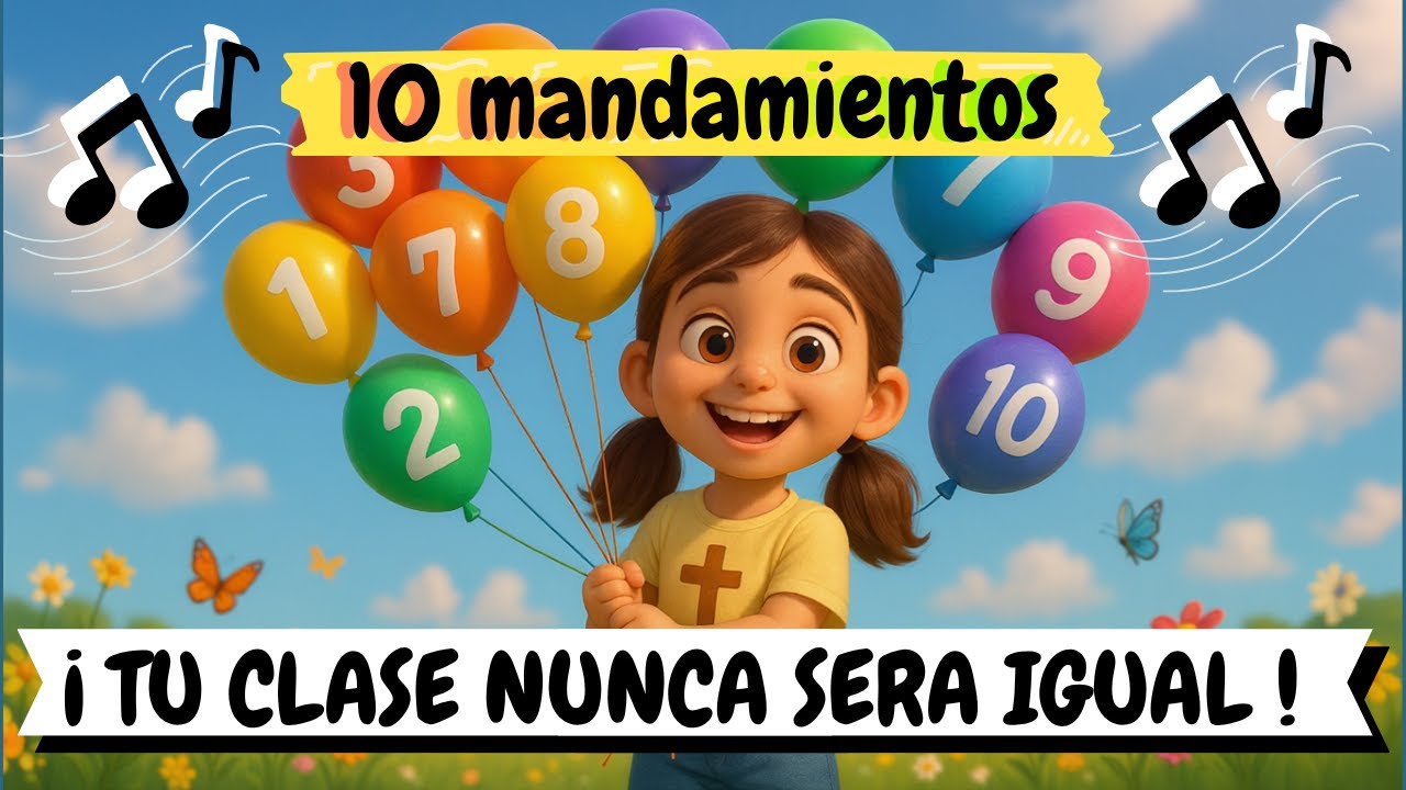 Canta y APRENDE: Los 10 Mandamientos Más Fáciles.