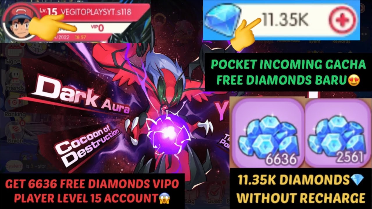 PET COMPACT: Dmnds POCKET INCOMING FREE DIAMONDS / BARU YVELTAL BIDWAR Spent 4k DMNDS PET WAR CODES