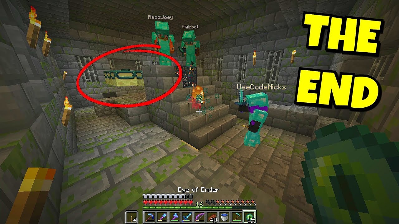 we found the end portal in minecraft... and... well...