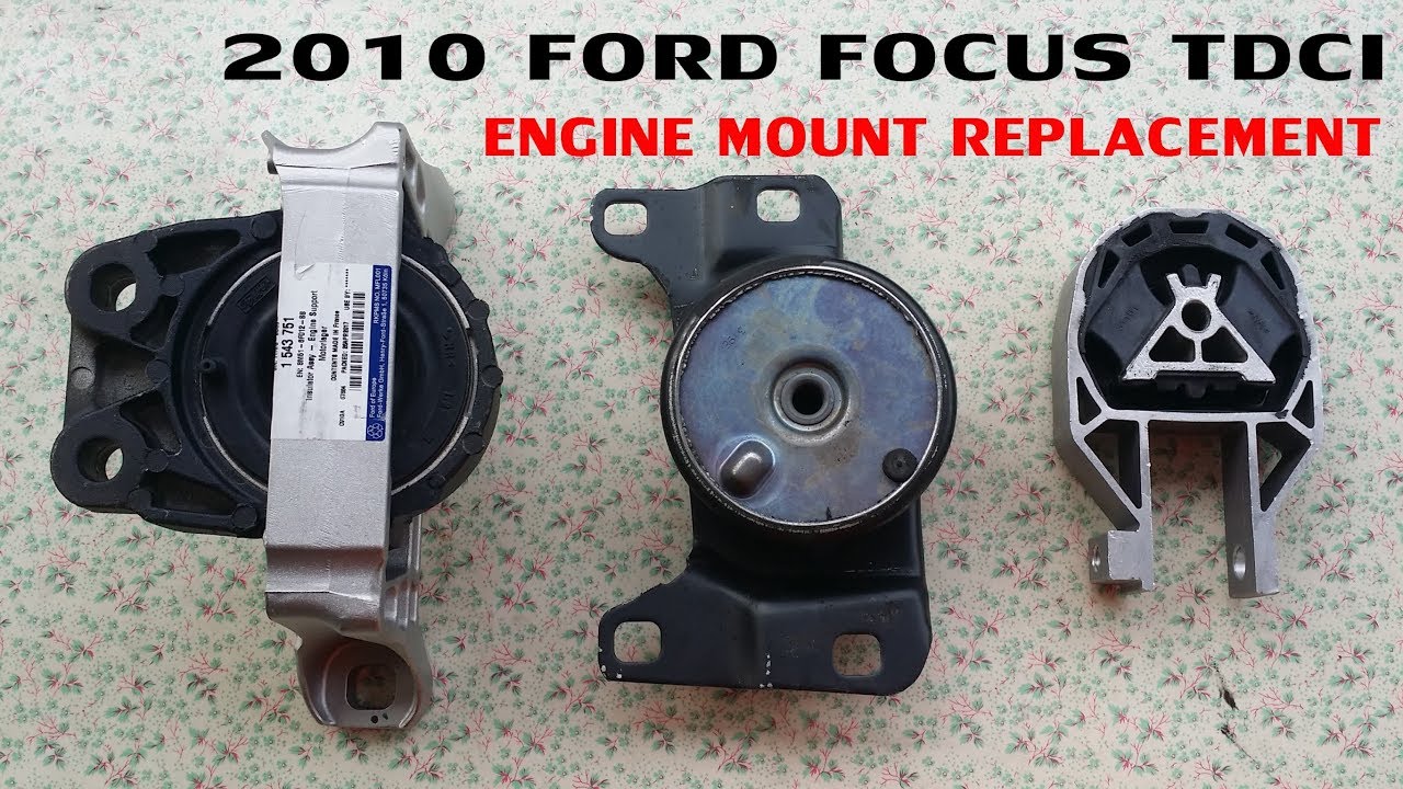 เปลี่ยนยางแท่นเครื่อง 2010 FORD FOCUS TDCI ENGINE MOUNT REPLACEMENT