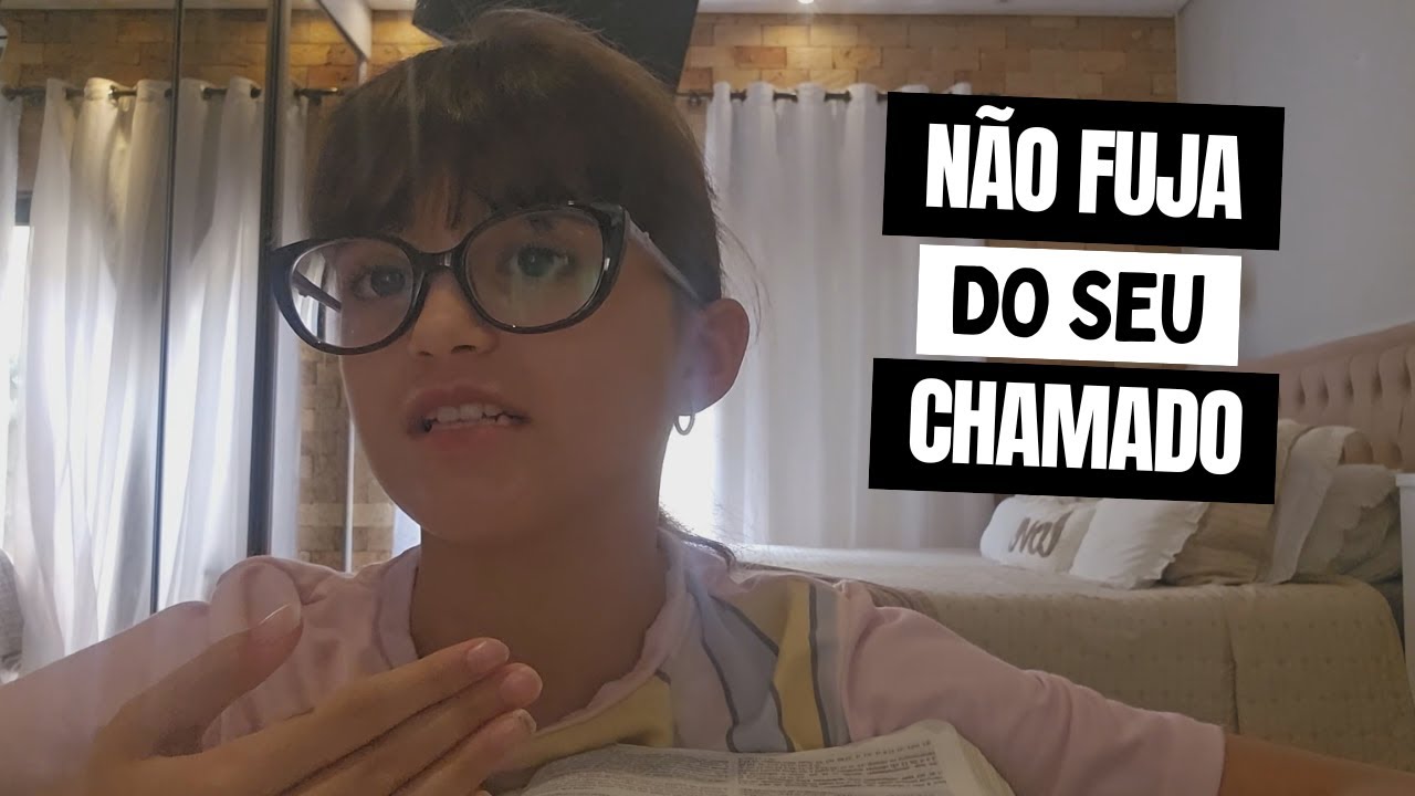 DEUS MANDA TE DIZER: PARA DE FUGIR DO SEU CHAMADO!!!