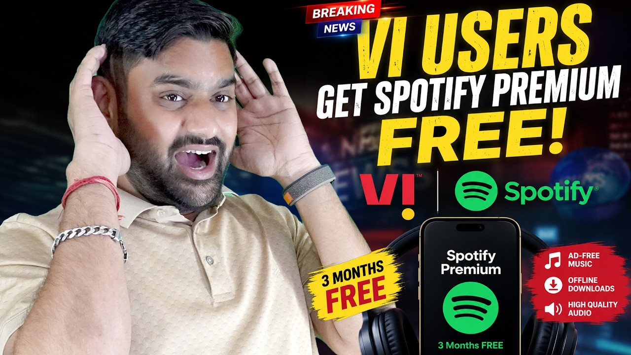 Vi FREE Spotify Premium! 3 Months Free on Postpaid Plans