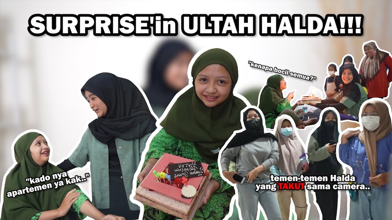 ULANG TAHUN HALDA// MINTA PILIH KADO