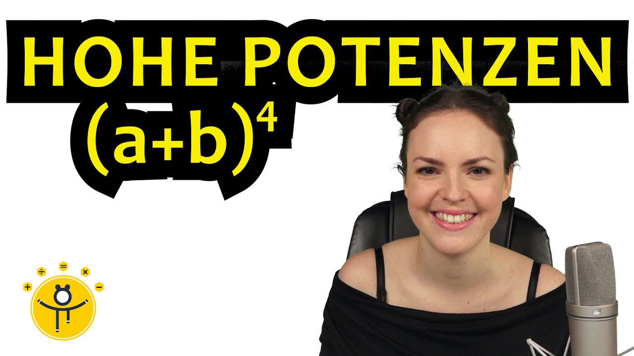 Hohe Potenzen auflösen – PASCALSCHES DREIECK, Klammer hoch 4, Summe, binomische Formeln