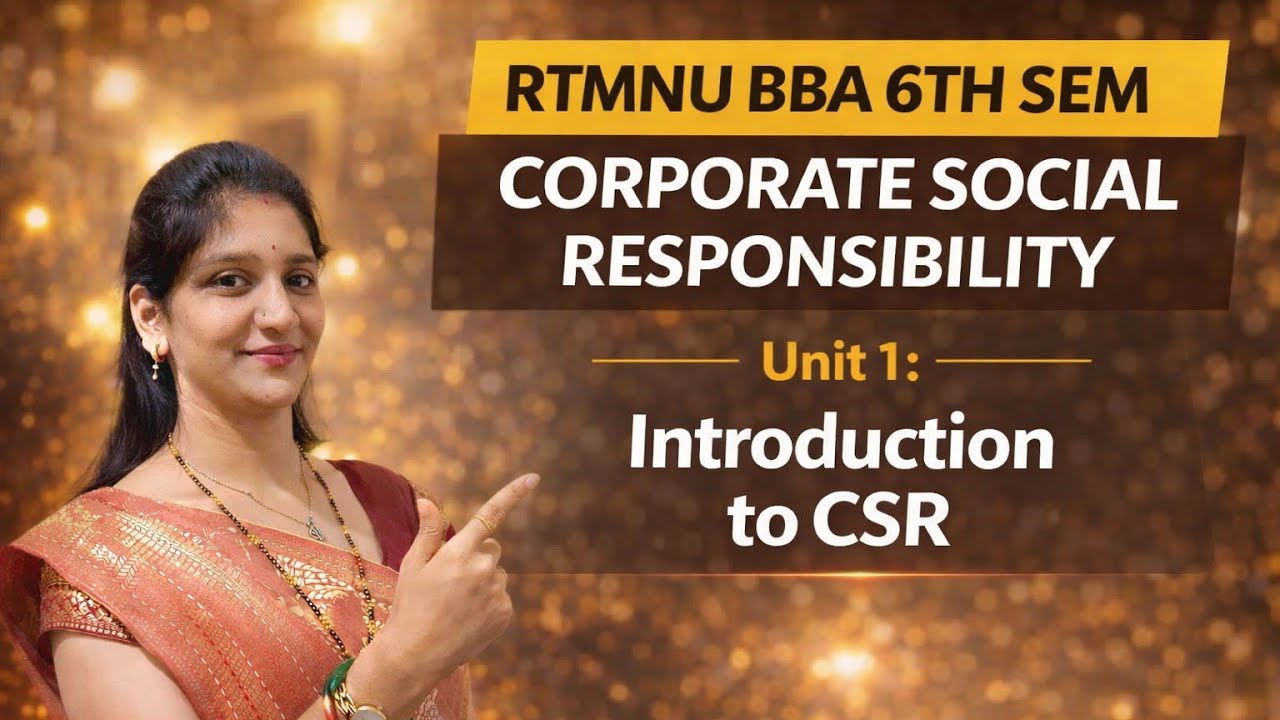 CSR in 10 Minutes 🔥 | Unit 1 Full Explained