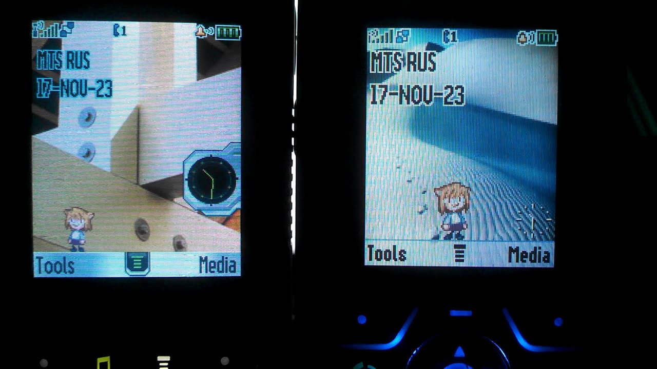 Neko Widget ELF application for Motorola P2K phones