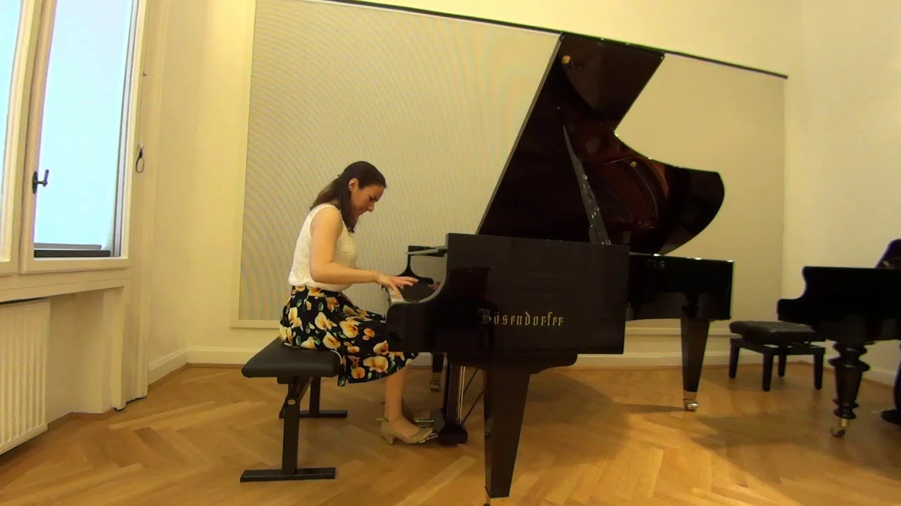 Adela Liculescu plays Franz Liszt - Transcendental Etude no 10 in f minor