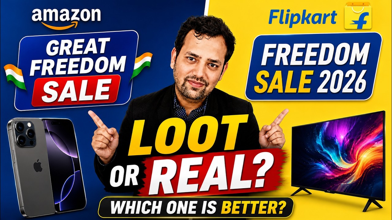 Amazon Great Freedom Sale & Flipkart Freedom Sale 2026 🚨 Offers, Hidden Tricks & Best Deals