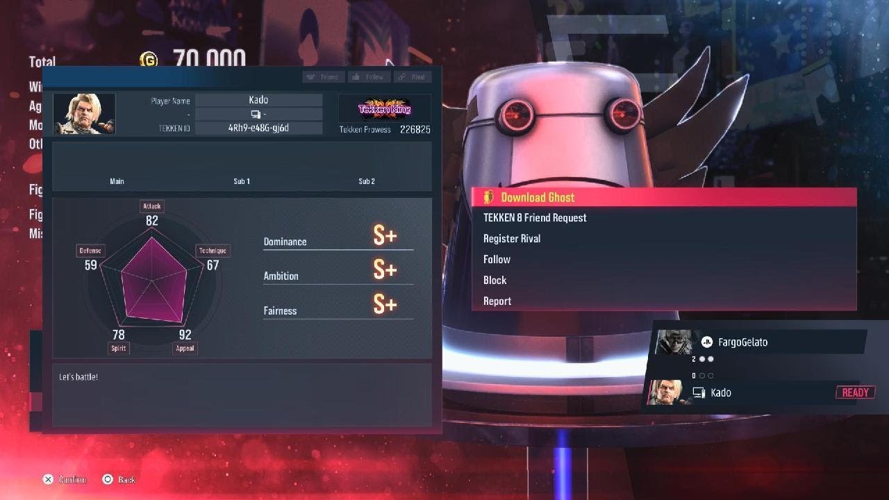 Tekken King Paul in quick match