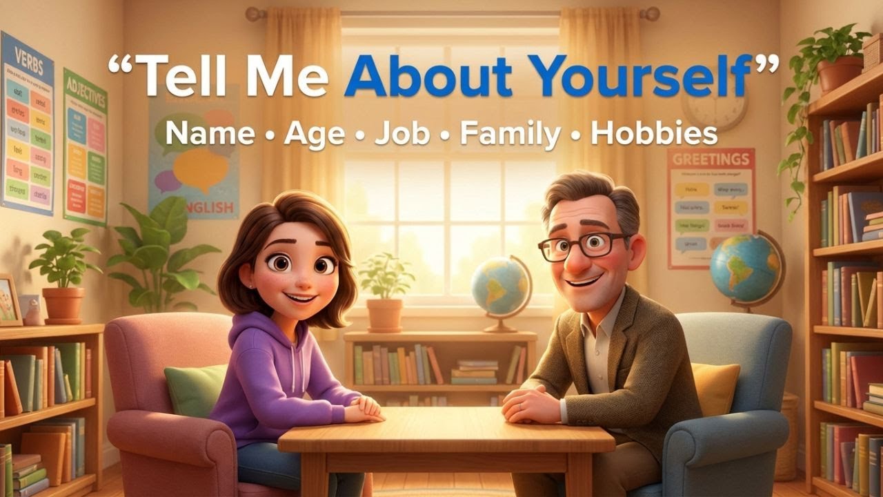 Talk About Yourself in English | Easy Beginner Introductions Podcast