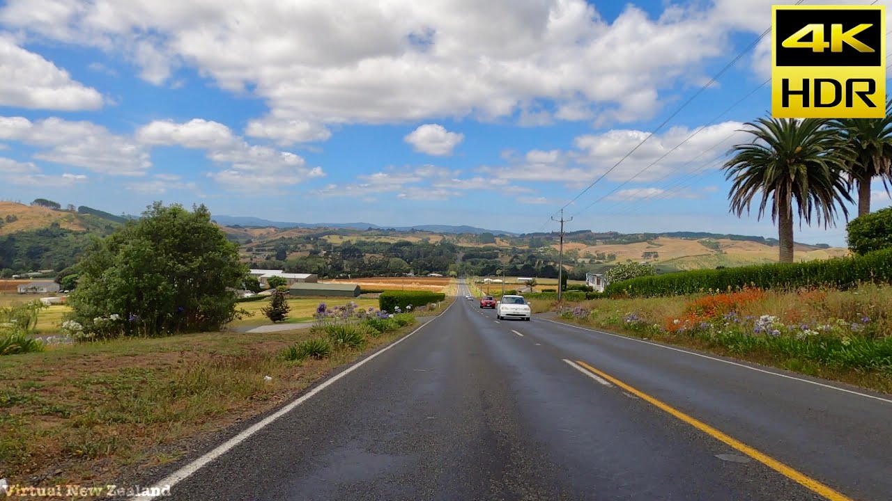 【4K HDR】Driving From Drury To Pukekohe & Bombay Auckland New Zealand!