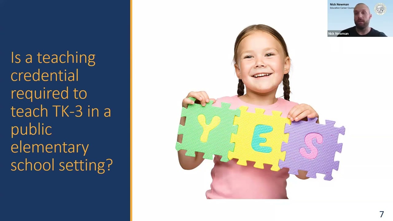 November 13, 2024, PK-3 ECE Specialist Instruction Credential Webinar