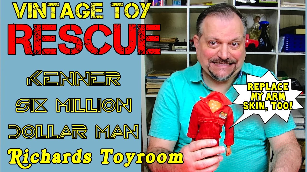 VINTAGE TOY RESCUE! 1975 KENNER SIX MILLION DOLLAR MAN