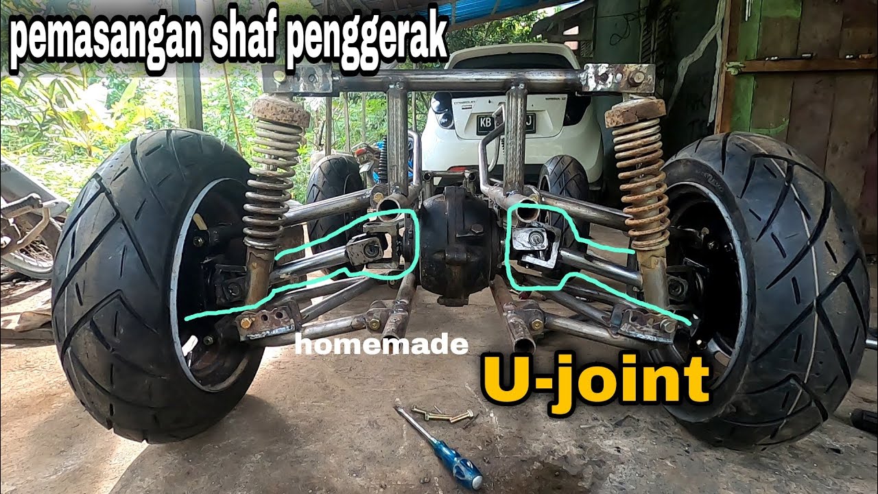 Pemasangan shaft U-joint  Go Kart buggy | part 5