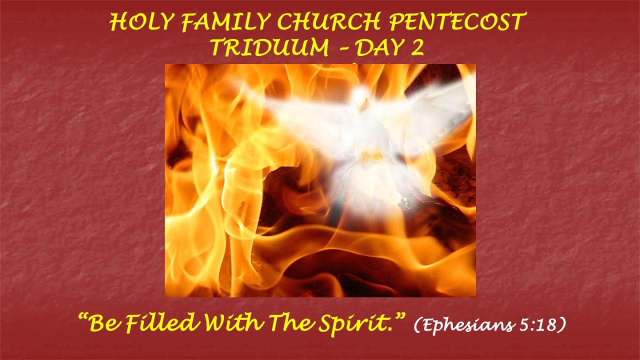 CHF Pentecost Triduum - Day 2 - 16 May 2024 - Fr. Antony Charles, CSsR
