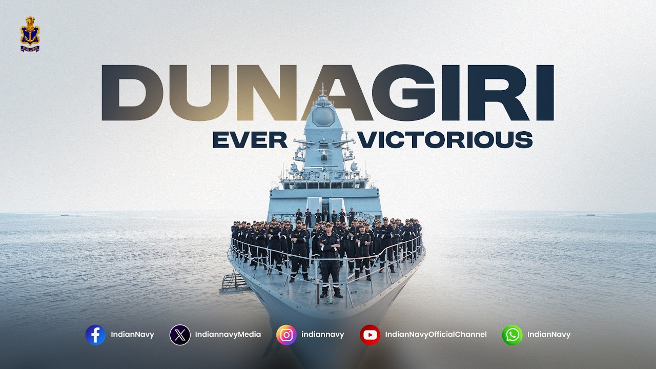INS Dunagiri | Victory is My Profession ⚓ | India&rsquo;s Indigenous Stealth Frigate