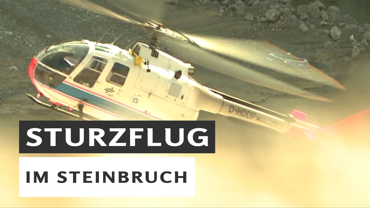 Bo 105 - Ein Flugakrobat im Steinbruch