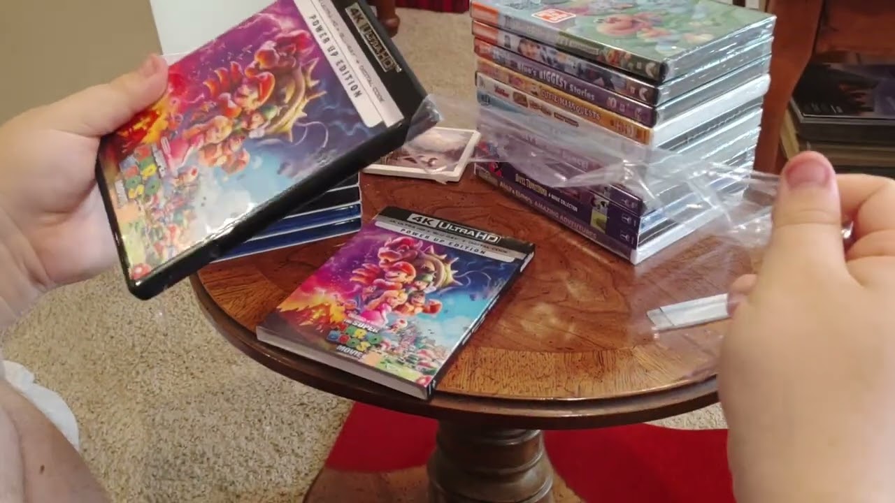 The Super Mario Bros. Movie 4K Ultra HD Blu-ray Unboxing (Grandma's House Version)
