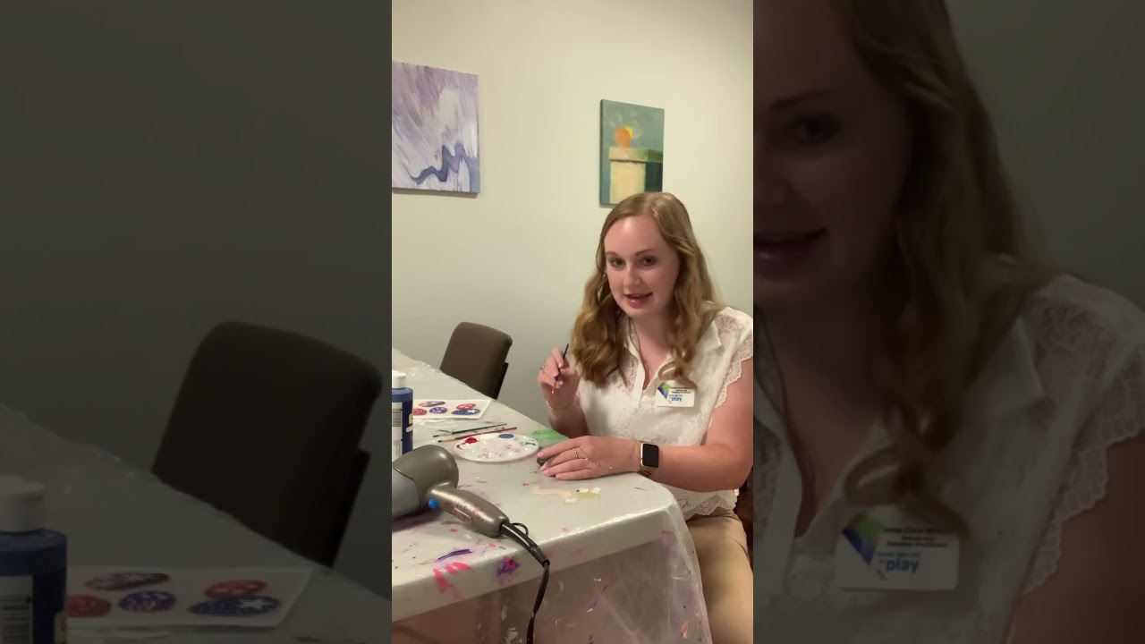 Patriotic Rock Painting with AC