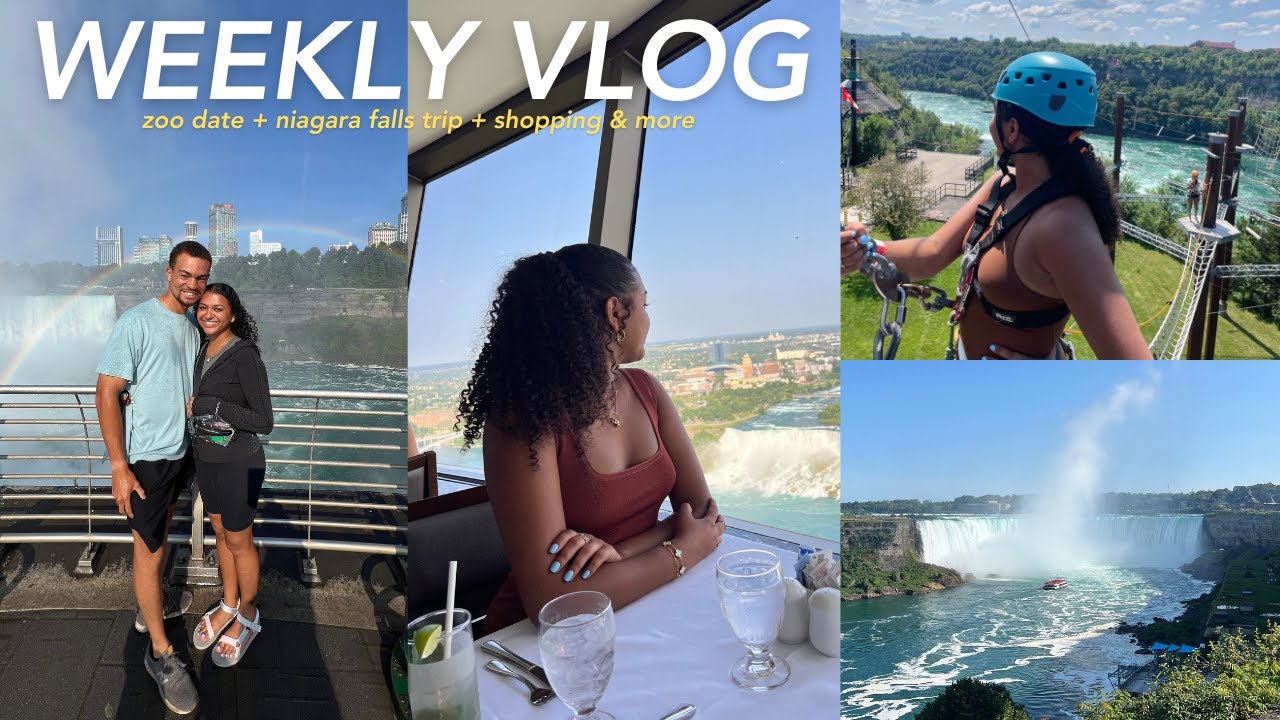 WEEKLY VLOG! Niagara Falls trip + zoo date + shopping & more