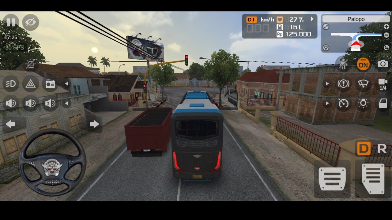 Coach Bus Simulator Indonesia ||💥City Bus Driving ||👮3D Android Gameplay 2026