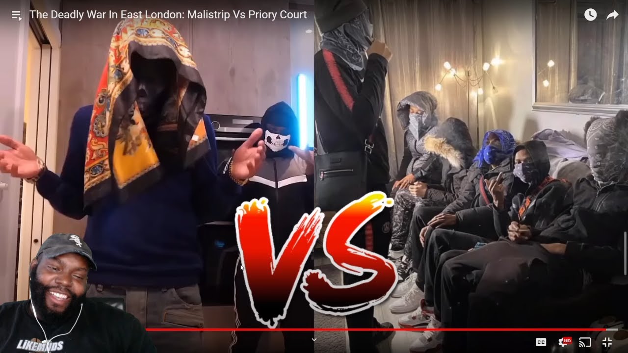 CHICAGO DUDES REACTION TO The Deadly War In East London: Malistrip Vs Priory Court