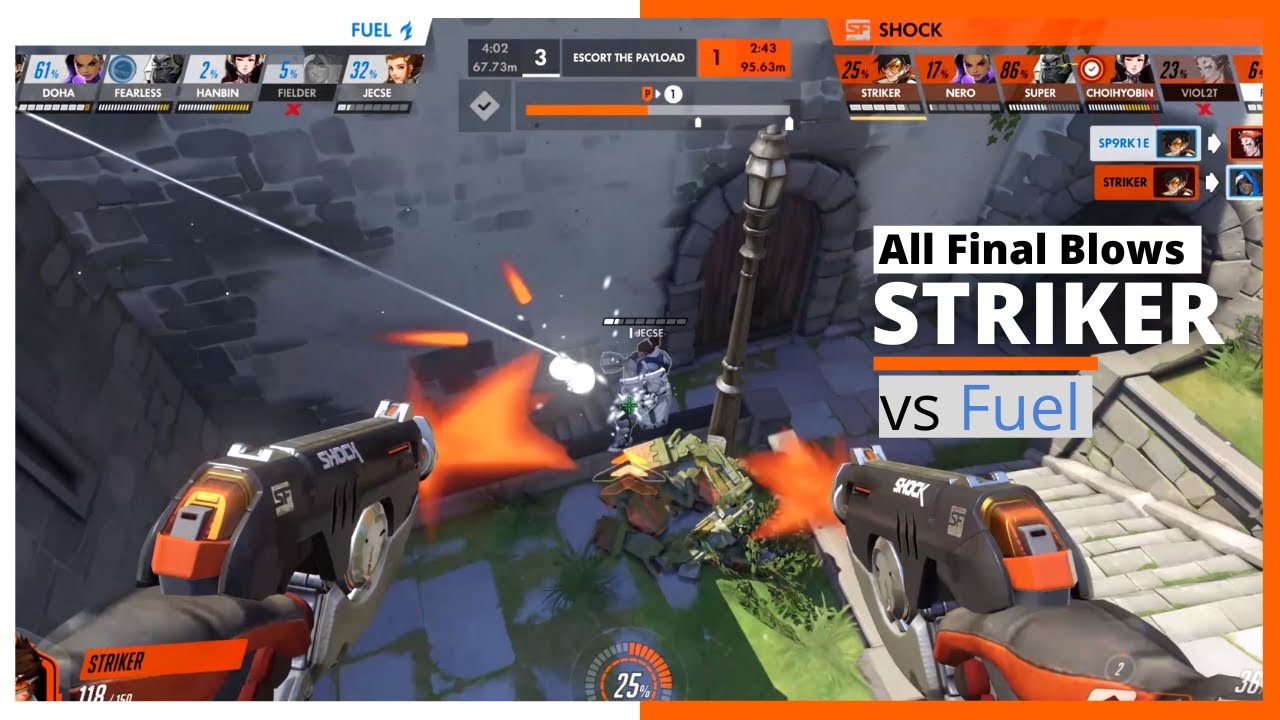 STRIKER TRACER - All the Final Blows vs Dallas Fuel | OWL Season 2021 Highlights