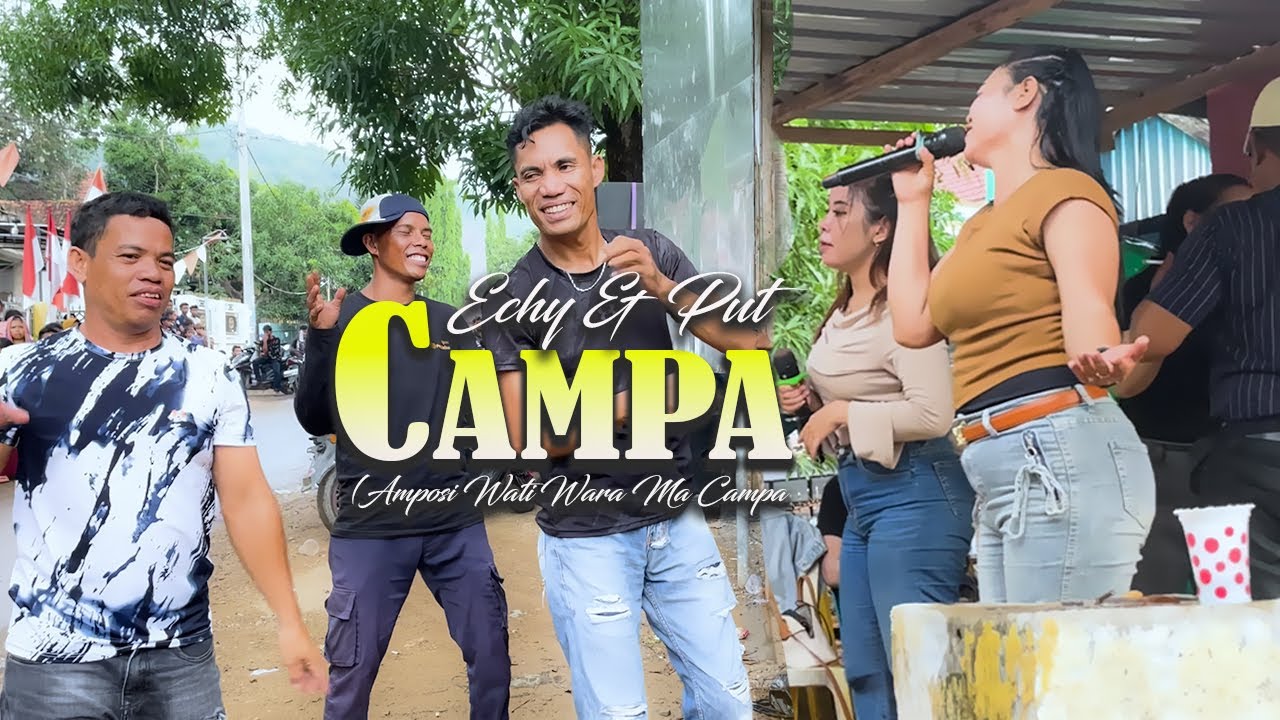 Jogetnya Asek Bangat.! (CAMPA) Lagu Bima Dompu - Echy Feat Put Bersama Musyafir Audio Di Desa Tonggu