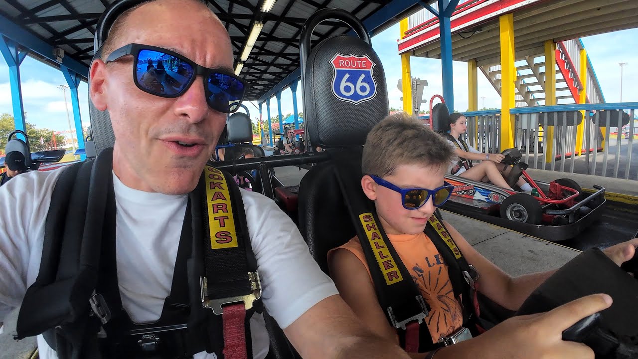 Clark's First Time Racing Go Karts