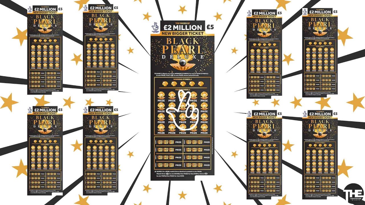 £50 New ‘Black Pearl Deluxe’ Get the Scratchcards Vibe on this stormy sunday! ScratchCard Winner 🎉