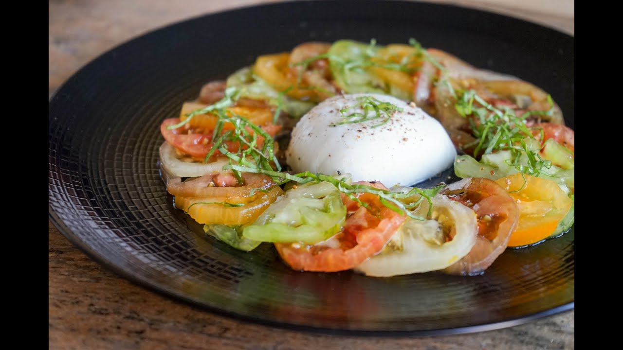 Carpaccio de tomates mozzarella