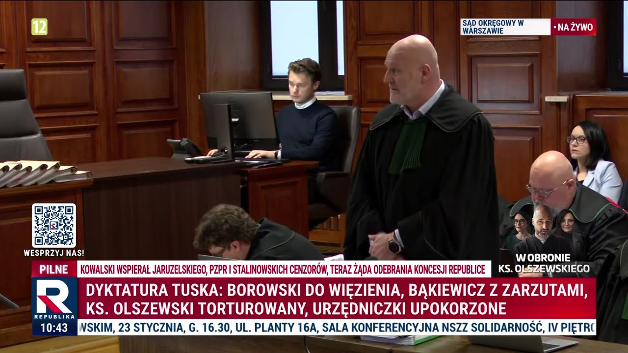 Ksiądz Olszewski przed sądem! Ruszył proces ws. Funduszu Sprawiedliwości