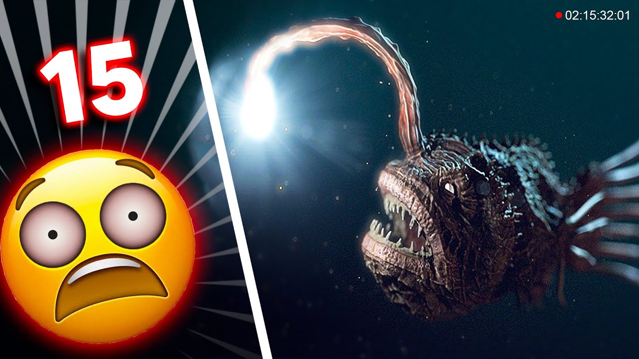 15 Criaturas M&Aacute;S extra&ntilde;as Encontradas en el fondo del MAR 😨