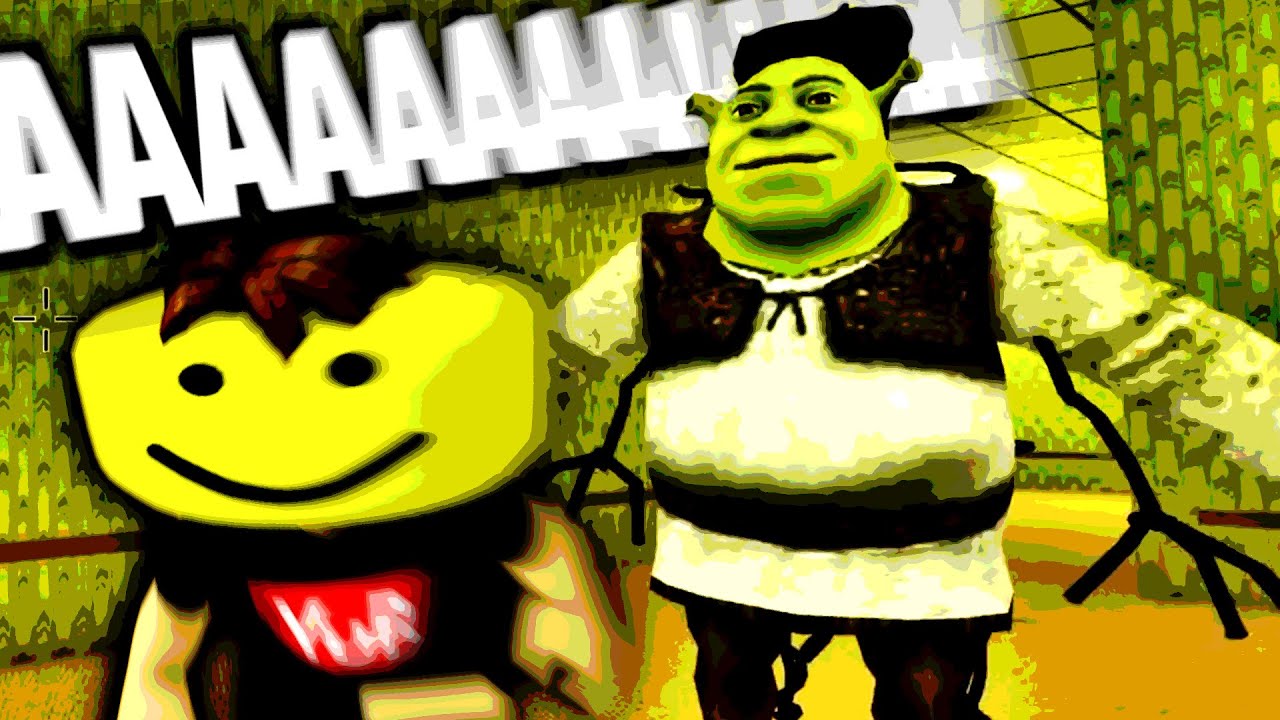SHREK IS IN THE BACKROOMS AND I'M SCARED