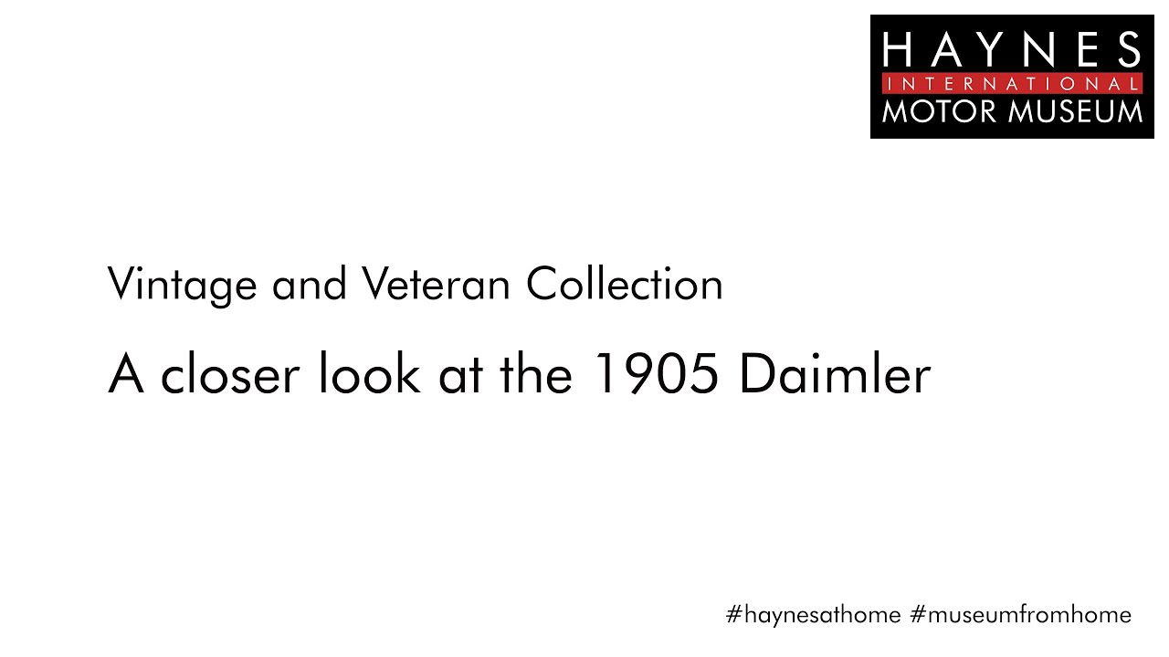 Vintage and veteran collection: 1905 Daimler