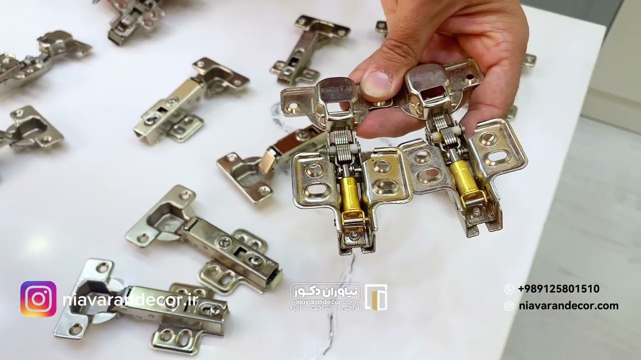 انواع لولای درب کابینت اشپزخانه