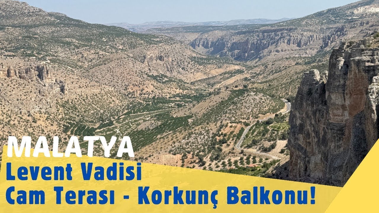 Keşfedilmemiş Bir Doğa - Levent Vadisi Cam Terası ve Tehlikeli Balkonun Muhteşem Manzarası - 4K