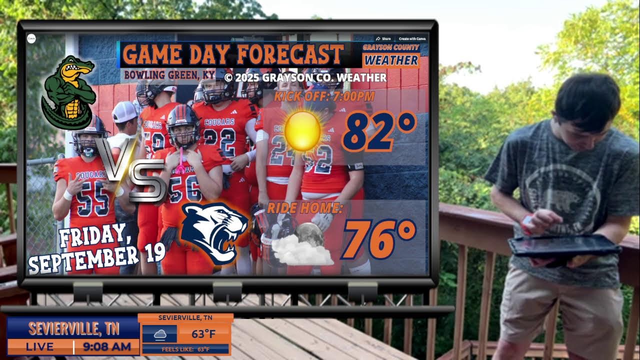 Morning Weather Update: Live from Sevierville, TN - 9/19/2025 #KYwx #TNwx