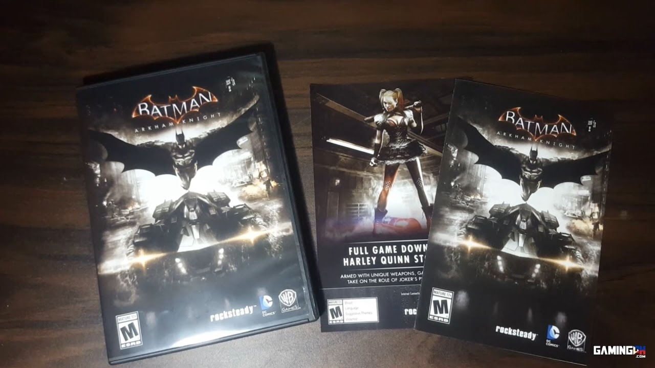 Batman Arkham Knight PC Unboxing
