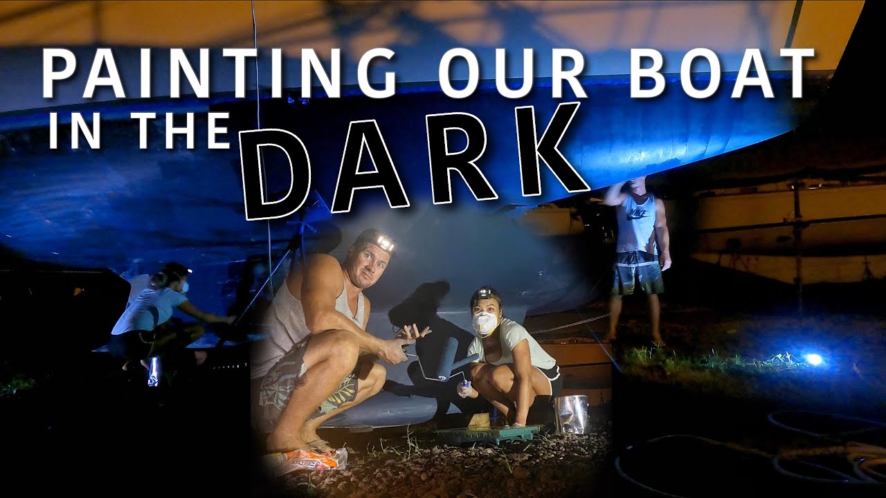 We’ll Never Forget our First Time APPLYING ANTIFOULING BOTTOM PAINT on our Monohull Sailboat - Ep 53