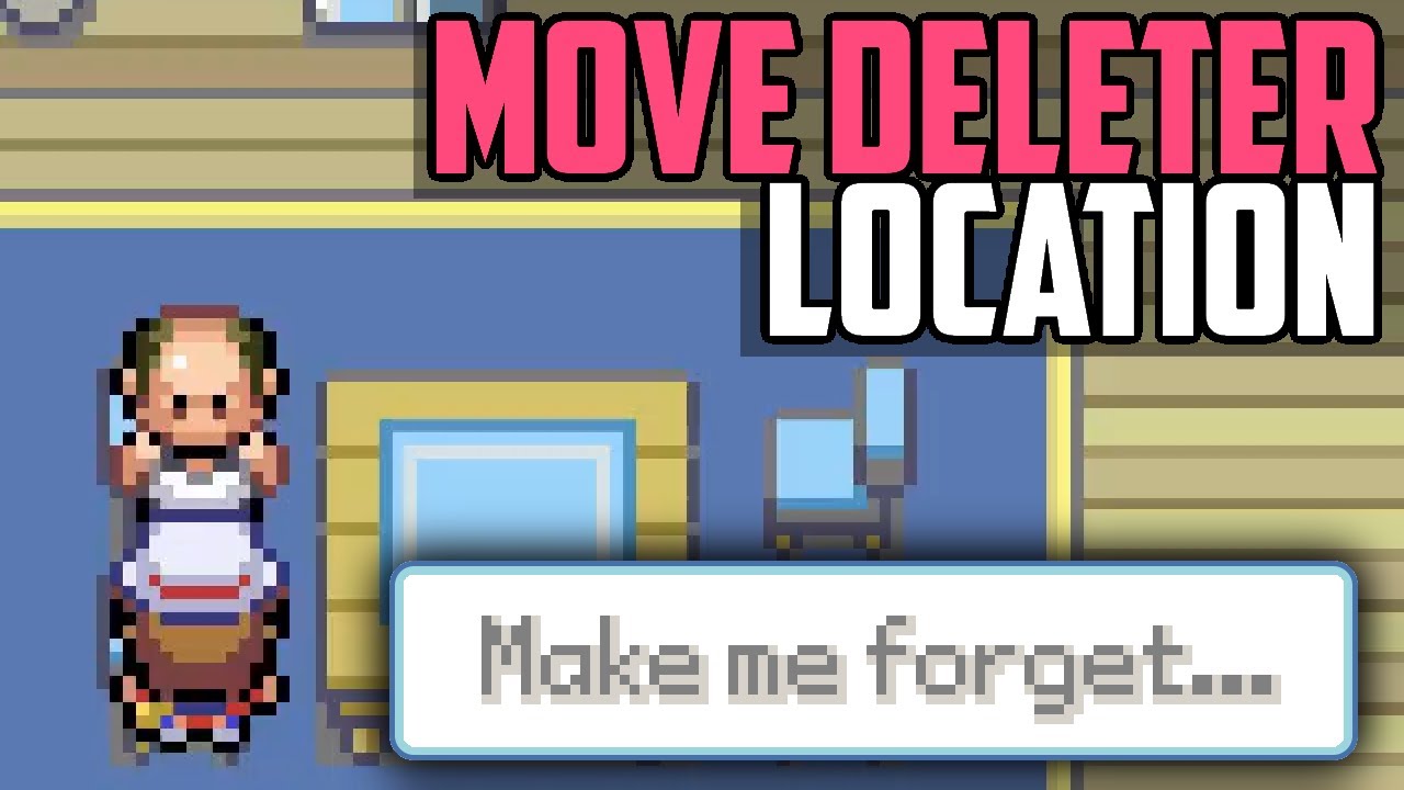 Move Deleter Location - Pok&eacute;mon FireRed & LeafGreen