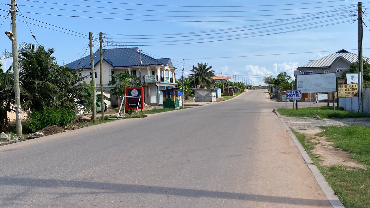 A Day In The Streets Of Takoradi Anaji 🇬🇭Ghana - Real Life Scenes