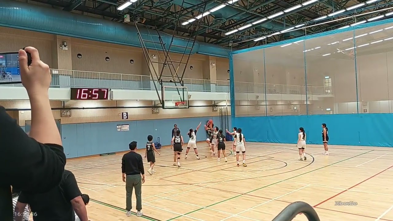 屯門區校際籃球比賽---女子乙組初賽--永隆VS馬可賓2025-2026(第四節)