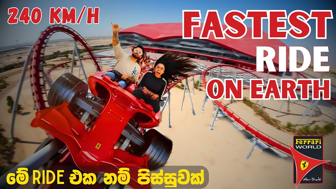 Ferrari World’s FASTEST Roller Coaster 😱 | Formula Rossa POV – 240 KM/H