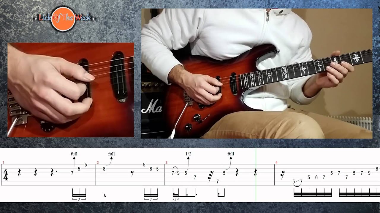 Lick of the week #1: Modern Blues Lick #1