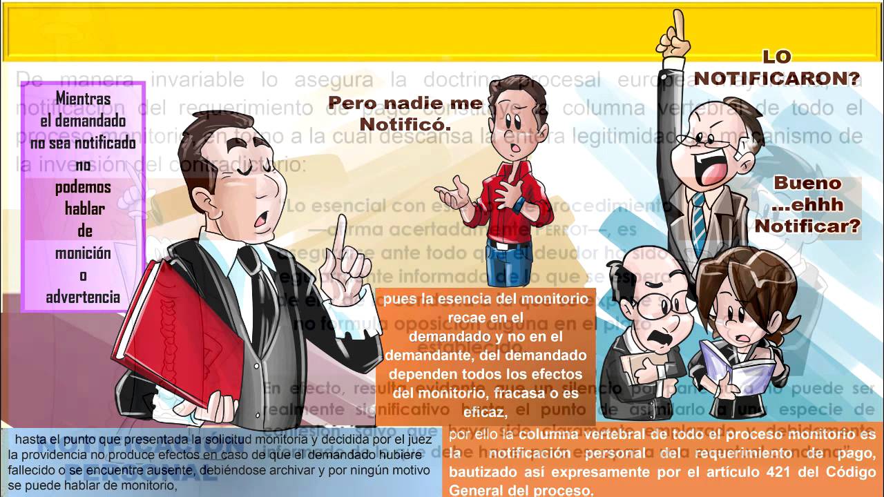 El Proceso monitorio. La notificación por aviso del requerimiento de pago.