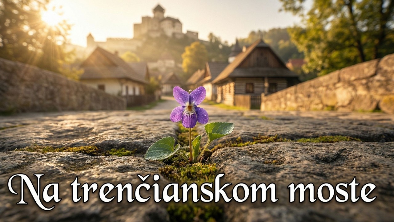 Na trenčianskom moste 🌸 Fialôčka rastie 💜 SpievAI Srdcom